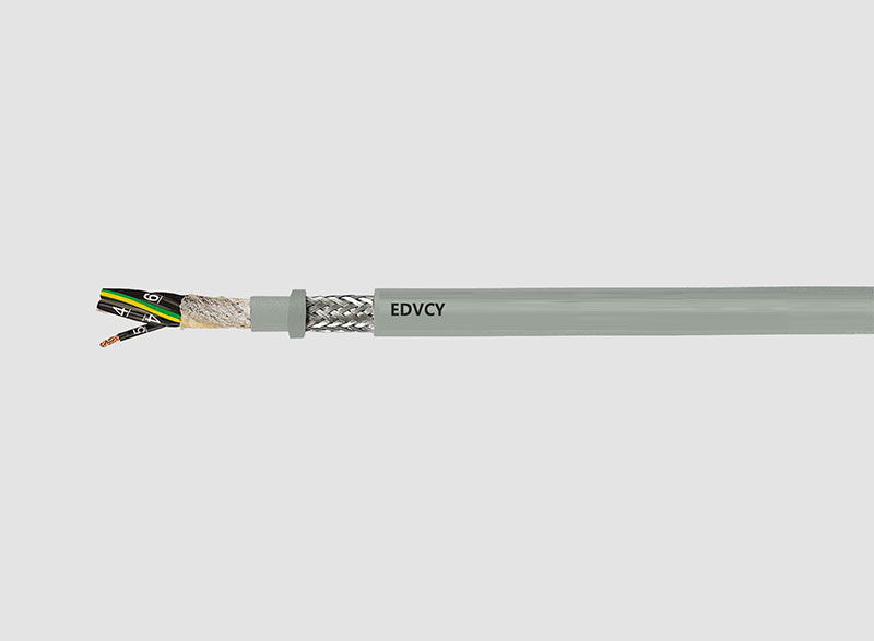 EDVCY 高性能PVC护套拖链专用屏蔽...