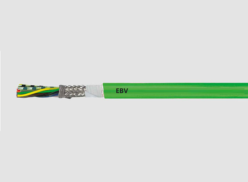 EBV  高性能PVC护套拖链专用双绞屏...