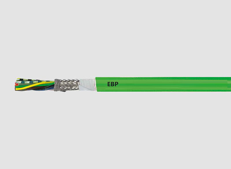 EBP  高性能PUR护套拖链专用双绞屏...