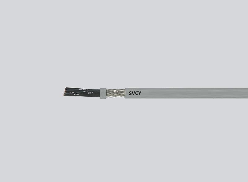 SVCY  经济型PVC护套拖链专用屏蔽...